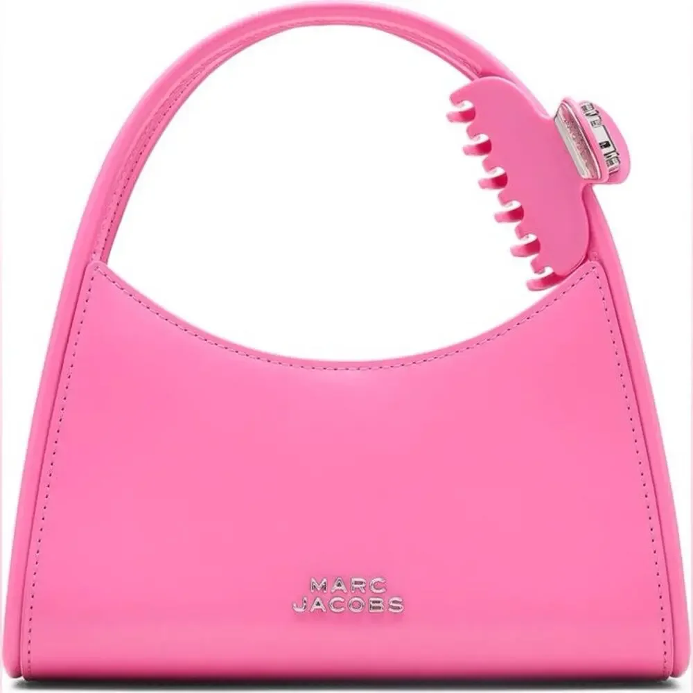 Marc Jacobs the claw Pink Women's crossbody bag with hair clip